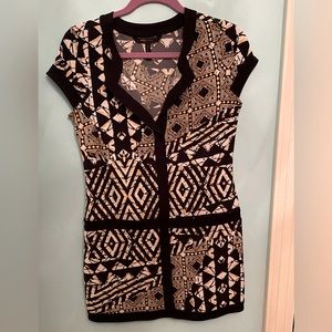 BCBG drop waist mini dress